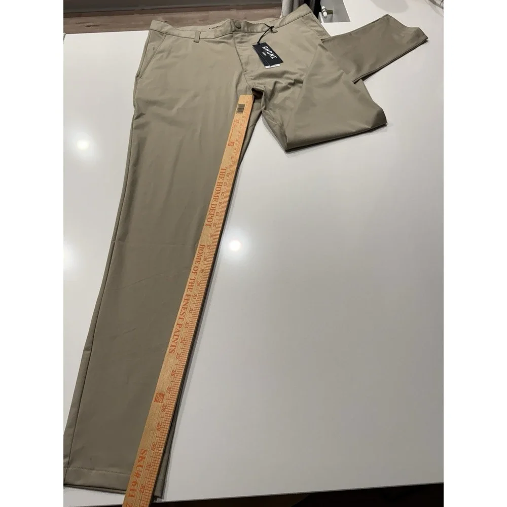 Rhone Commuter Pant Skinny Khaki 100541-212-36 Mens 36 NWT